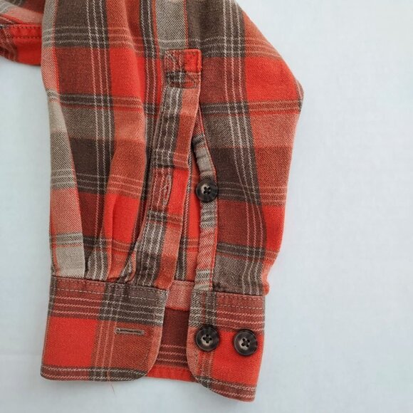 Duluth Trading Button Down Long Sleeve Flannel Plaid Shirt - Picture 3 of 12